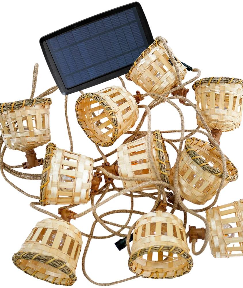 Kit Grinalda Decorativa Solar Aurora 10 Lâmpadas IP44 (8 mts) - NEW GARDEN
