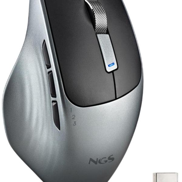 Rato Ótico LUSH - RB RF Wireless 1600DPI (Preto/Cinzento) - NGS