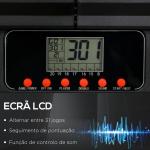 Alvo Eletrónico Dobrável com 31 Jogos para 8 Jogadores com 6 Dardos e 6 Pontas de Substituição Ecrã LCD 83x4x45 cm Preto