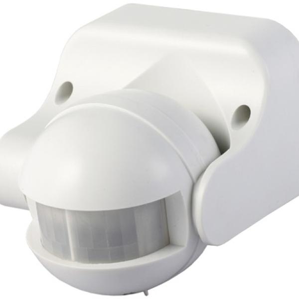 Sensor de Movimento PIR Branco 220V 180º
