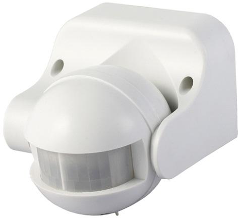 Sensor de Movimento PIR Branco 220V 180º