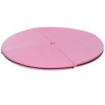 Tapete para Pole Dance Dobrável e Portátil Ø150x5 cm Rosa