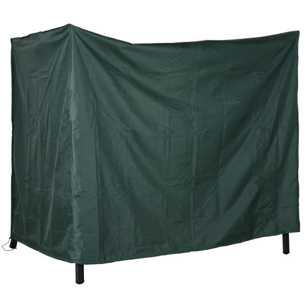 Capa para Móveis de Jardim Capa Protetora para Baloiços de Exterior com Zíper 177x114x152cm Verde