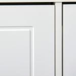 Banco Sapateira com Armazenamento para 8 Pares de Sapatos com 2 Gavetas Prateleiras Ajustáveis e Almofada 104x24x55cm Branco