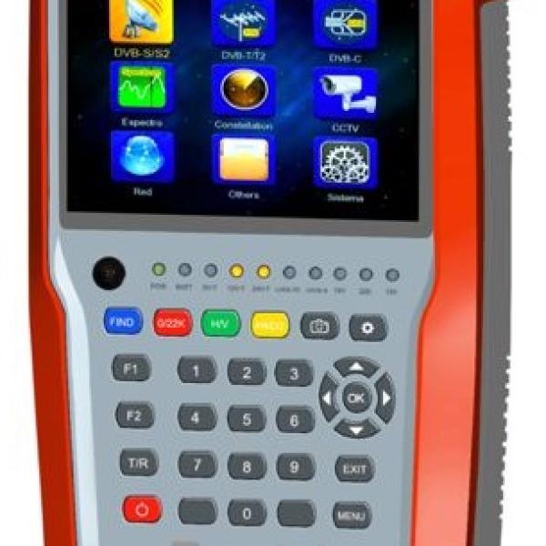 Medidor de Campo COMBO H.265 4K (TDT, Sinal Satélite, Cabo, Dados e CCTV) - TECATEL