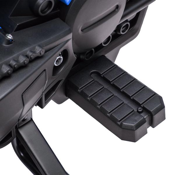 Mota Elétrica para Crianças Moto a Bateria para Crianças 6V com Rodas de Treino e Buzina 105x57x62 cm Azul