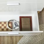 Aparador de Sala de Estar com 4 Gavetas de Alto Brilho Porta e Prateleiras Ajustáveis 105x35x92 cm Branco e Madeira