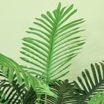 Planta Artificial Decorativa 160 cm Palmeira Artificial com Vaso e Folhas para Interior Verde