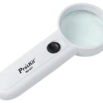 Lupa de Mão 3,5x c/ Iluminação (2 LEDs) - Proskit