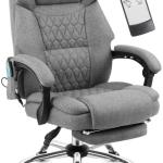 Cadeira de Escritório Boss 6.0 c/ Massagem (Cinza) - MARK ADLER