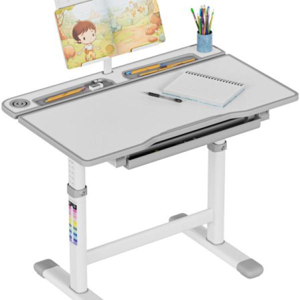 Mesa Infantil Ajustável Study 3.0 66cm (Cinza) - MARK ADLER