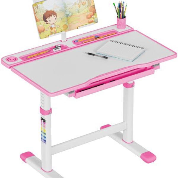 Mesa Infantil Ajustável Study 3.0 66cm (Rosa) - MARK ADLER
