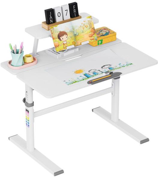 Mesa Infantil Ajustável Study 3.7 90cm (Cinza) - MARK ADLER