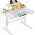 Mesa Infantil Ajustável Study 3.7 90cm (Rosa) - MARK ADLER