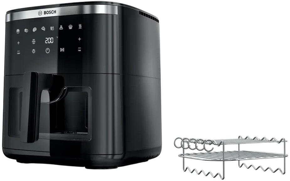 Fritadeira AirFryer Serie 6 MAF671B1 7,2L 1800W (Preto) - BOSCH