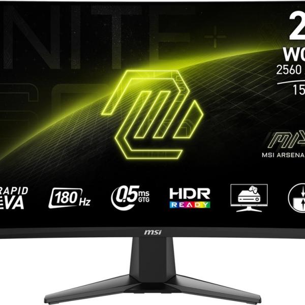 Monitor 27 MAG 27CQ6F Quad HD LCD (Preto) - MSI