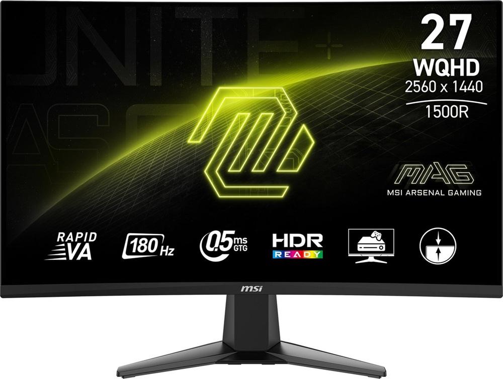 Monitor 27 MAG 27CQ6F Quad HD LCD (Preto) - MSI