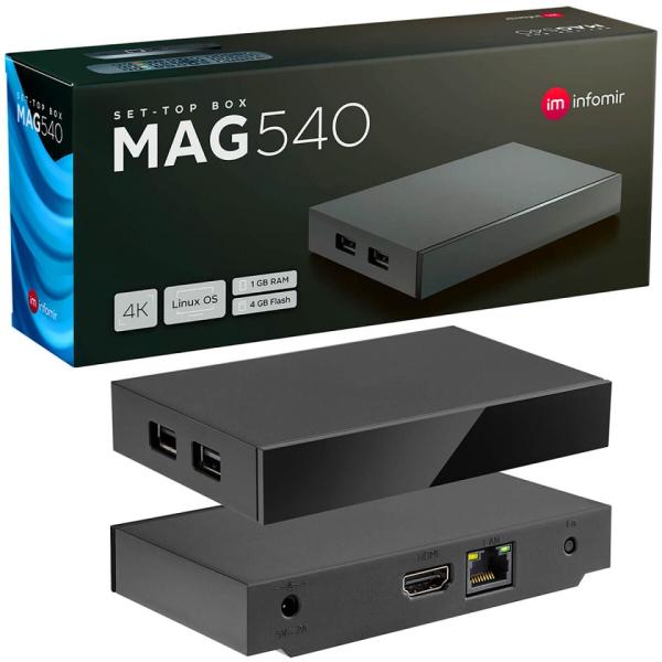 Receptor UHD Televisão 4K HEVC - IPTV Set Top Box