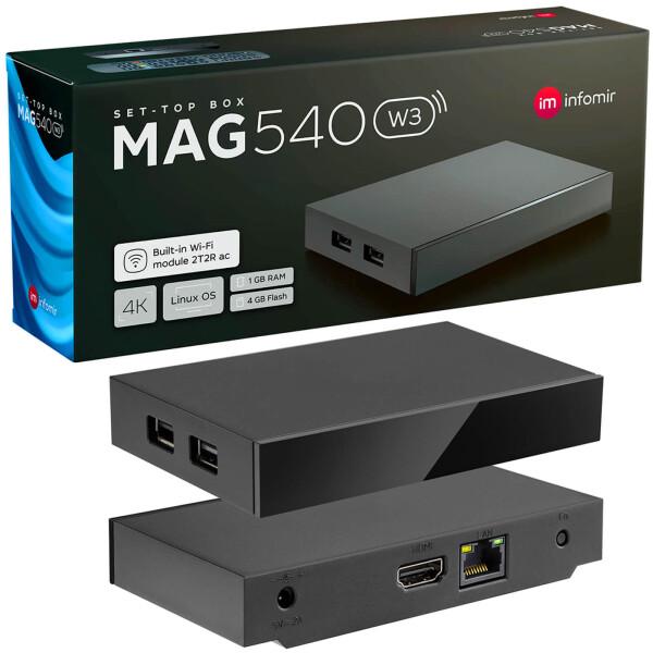 Receptor UHD Televisão 4K HEVC (Wi - Fi Incorporado) - IPTV Set Top Box