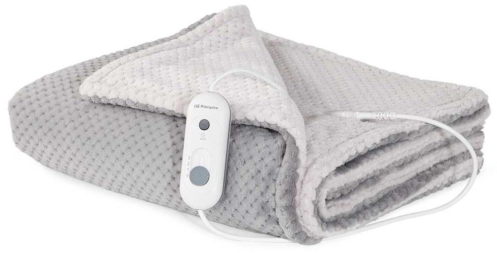 Cobertor Elétrico 120W 200x170cm (Cinzento/Branco) - ORBEGOZO (Recondicionado)