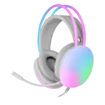 Auscultadores Headset MH - GLOW Full Chroma 360 RGB (Branco) - MARS GAMING