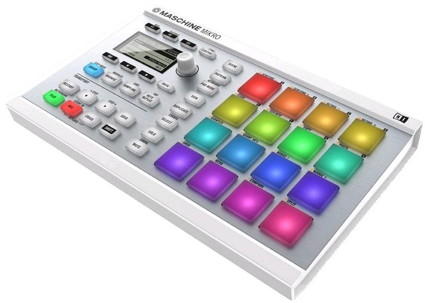 Controlador Efeitos USB TRAKTOR Branco (Maschine Mikro MK2) - Native Instruments