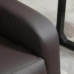 Poltrona de Massagem Reclinável com 2 Zonas de Massagem 8 Programas e 5 Níveis de Intensidade 68x88x98 cm Marrom Escuro