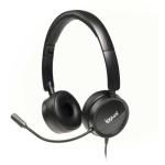 Headphones iggual Dual Tech com Microfone USB + 3.5mm Pretos — Recondicionado