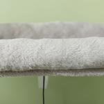 Arranhador para Gatos Grande Altura 132 cm com Plataformas Postes com Escova Bolas Suspensas e Almofadas para Arranhar Cinza