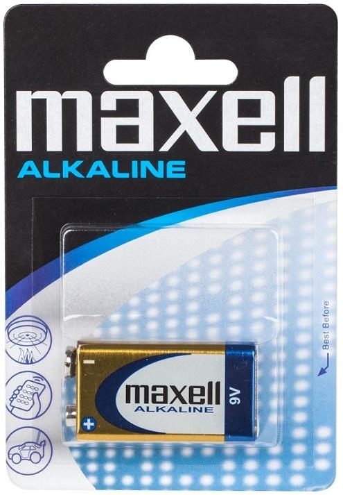 Pilha Alcalina 9V 6LR61 - MAXELL