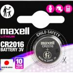 Pilha Lithium 3V CR2016 - MAXELL