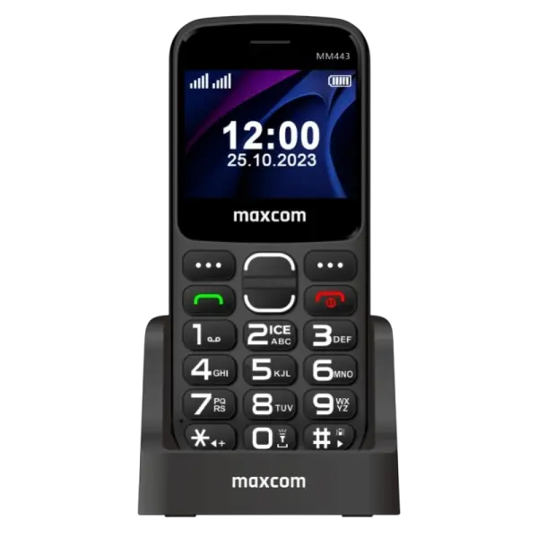 Telemóvel 2.31 Comfort MM443 4G (Preto) - MAXCOM