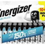 Blister 20x Pilhas Alcalinas Max Plus LR6/AA 1.5V - ENERGIZER
