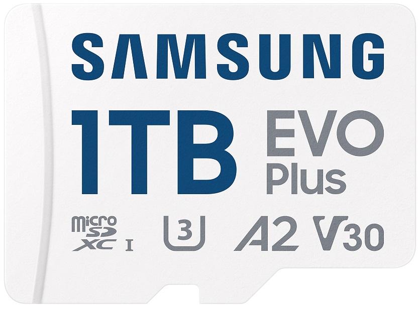 Cartão Memória MicroSD UHS - I 1TB EVO Plus (Classe U3, V30, A2) + Adaptador SD - SAMSUNG
