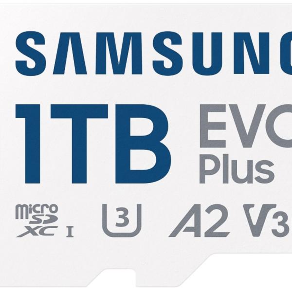 Cartão Memória MicroSD UHS - I 1TB EVO Plus (Classe U3, V30, A2) + Adaptador SD - SAMSUNG