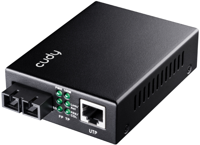 Conversor de Rede de Mídia 100Mbit/s - CUDY