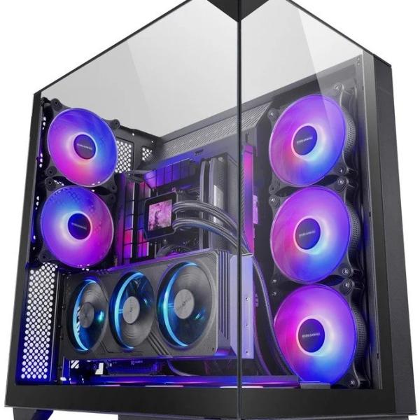 Caixa ATX MC - 3GF ARGB Vidro Temperado (Preto) - MARS GAMING