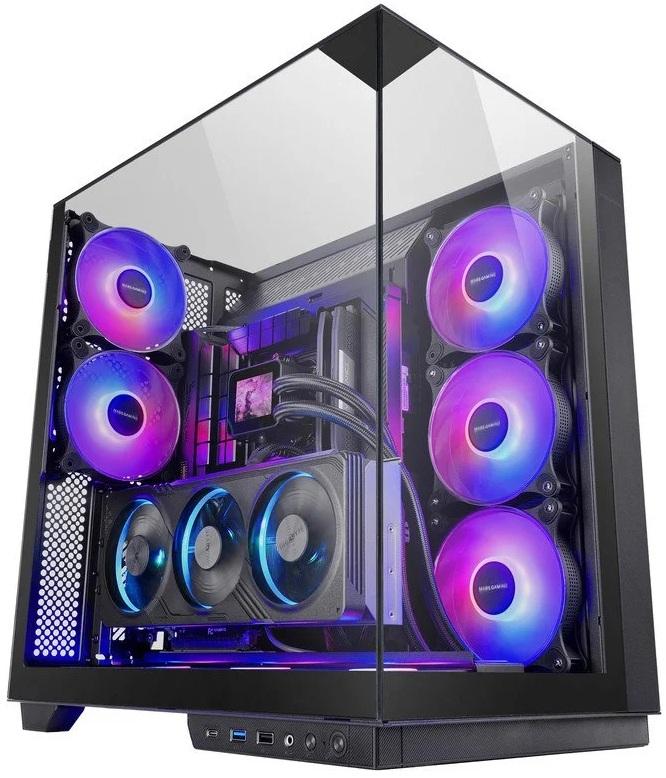 Caixa ATX MC - 3GF ARGB Vidro Temperado (Preto) - MARS GAMING