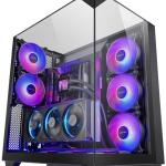 Caixa ATX MC - 3GF ARGB Vidro Temperado (Preto) - MARS GAMING