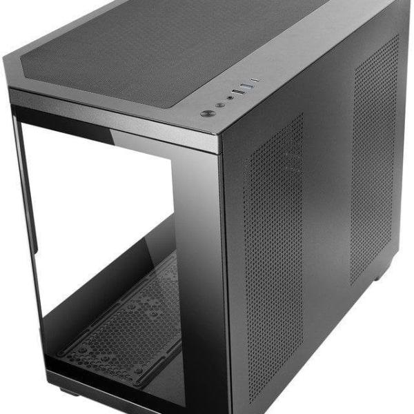 Caixa Micro - ATX MC - 3TCORELCDM Tempered Glass (Preto) - MARS GAMING