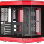Caixa ATX MC - 3T Vidro Temperado Triplo (Vermelho) - MARS - GAMING