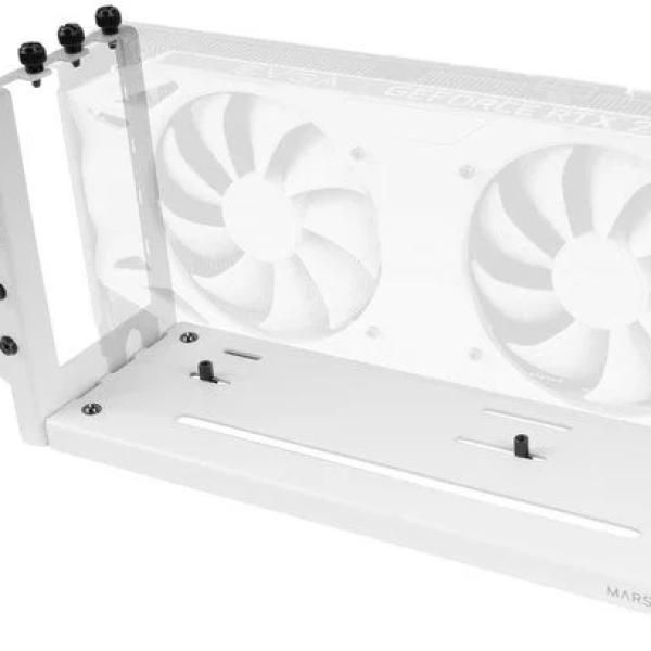 Suporte MCAGCVW p/ Placas Gráficas c/ Base Magnética (Branco) - MARS GAMING