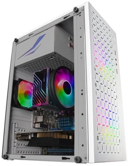 Caixa Micro - ATX MCCORE Vidro Temperado (Branco) - MARS GAMING