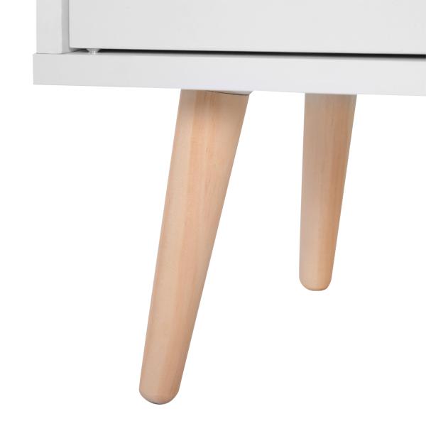 Aparador multiuso para cozinha sala de jantar 80x29,5x96cm Branco
