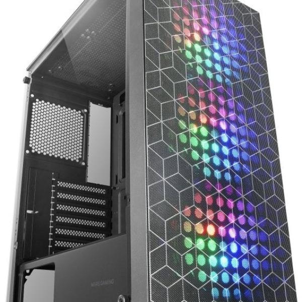 Caixa ATX MC - MAG RGB Vidro Temperado (Preto) - MARS GAMING