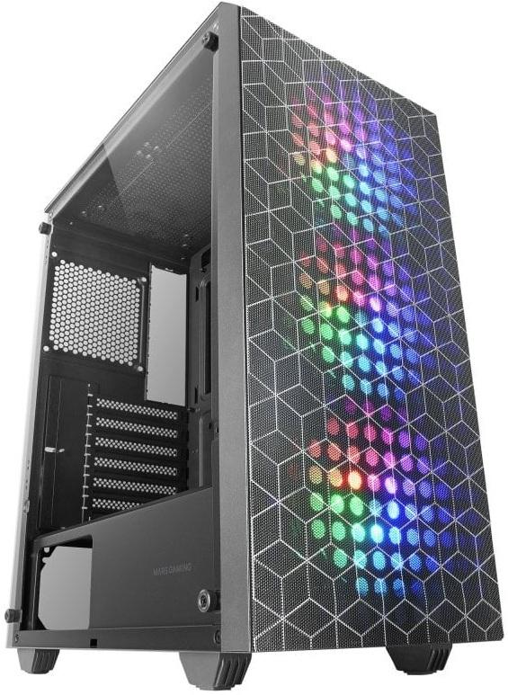 Caixa ATX MC - MAG RGB Vidro Temperado (Preto) - MARS GAMING