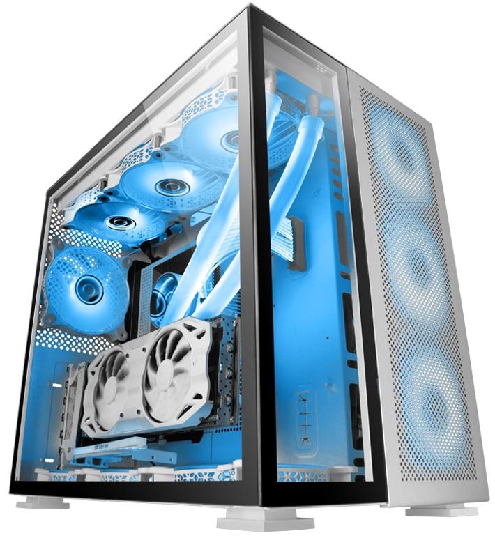 Caixa ATX MC - NOVA XXL Vidro Temperado (Branco) - MARS GAMING