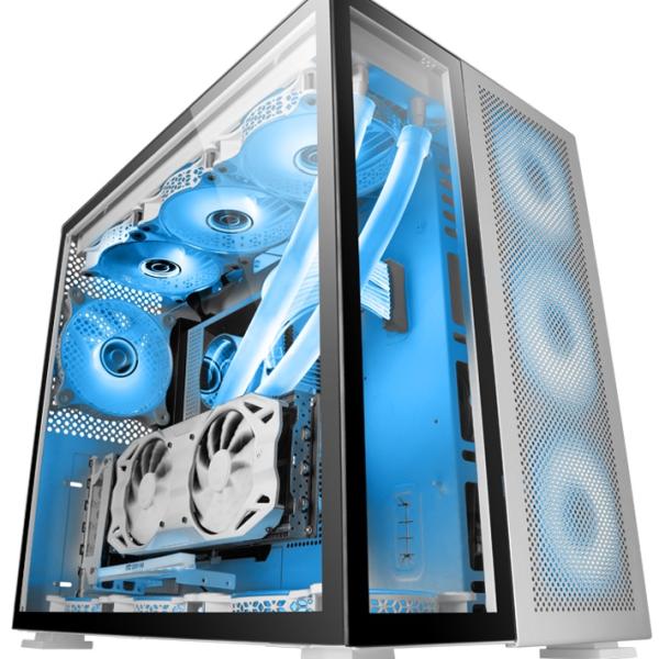 Caixa ATX MC - NOVA XXL Vidro Temperado (Branco) - MARS GAMING