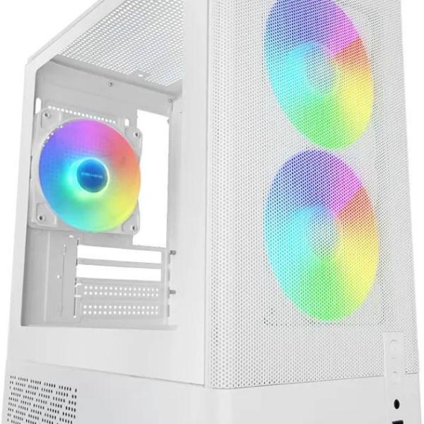 Caixa Micro - ATX MC - ONYX ARGB Tempered Glass (Branco) - MARS GAMING