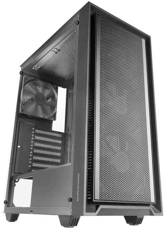 Caixa ATX MC - PMAX Midi Tower (Preto) - MARS GAMING